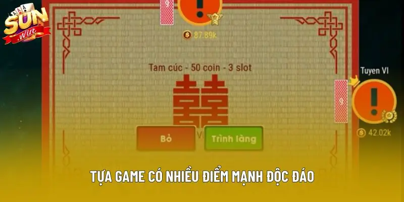 Tựa game có nhiều điểm mạnh độc đáo